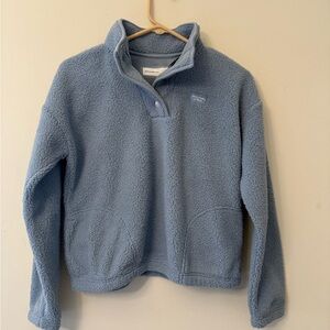 NWT Abercrombie kids Sherpa sweatshirt size 13/14